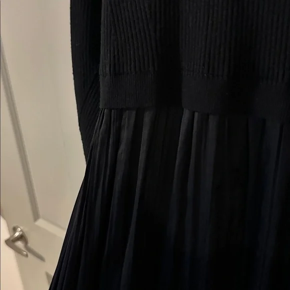 Anthropologie Black Long Sleeve Dress - Picture 4 of 5